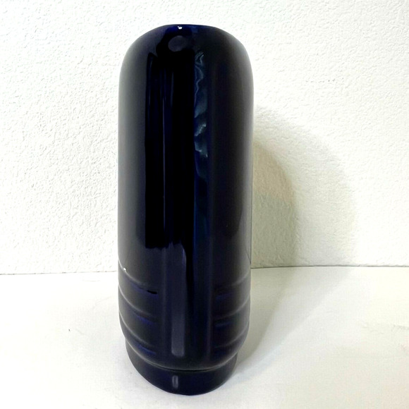 Hall China Hercules Pitcher Westinghouse Refrigerator Jug Cobalt Blue Vtg 1930 - Picture 5 of 7